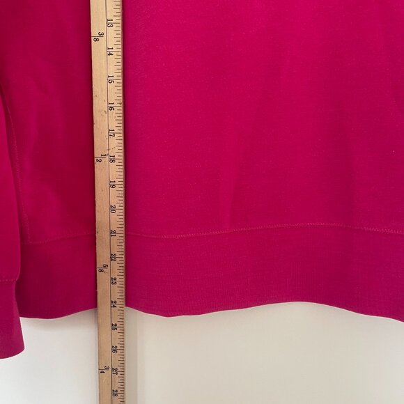 For The Republic Magenta V-Neck Long Sleeve Pullover Sweater Women's Size Large - Picture 6 of 6